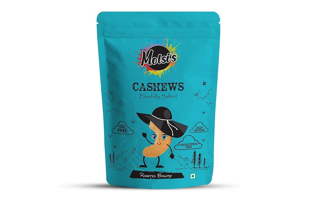 Molsi's Cashews Blissfully Salted    Pack  200 grams